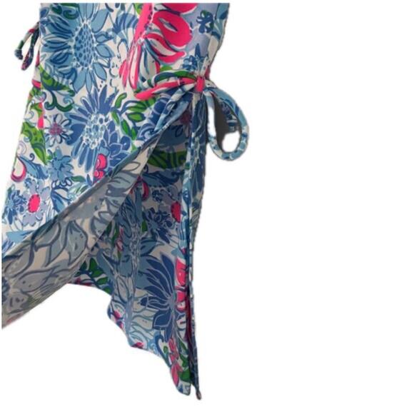 NEW Lilly Pulitzer Zoya Ruffle Romper, Mini Dress Floral Ruffle Size 8 $198 - Picture 5 of 11